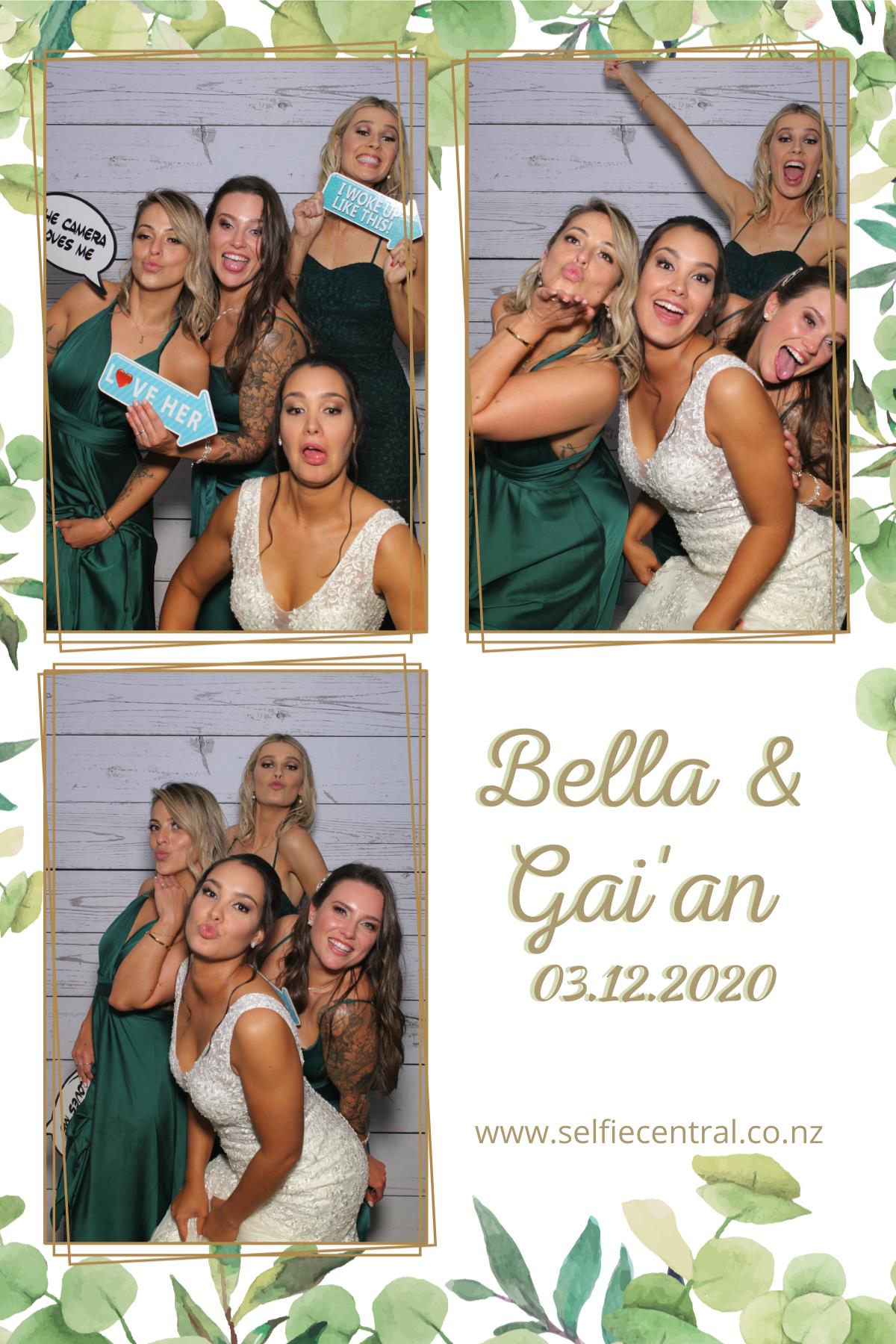 Bella & Gai'an's wedding | View more photos from the event at gallery.photobooth.co.nz/u/SelfieCentral/Bella-Gaians-wedding